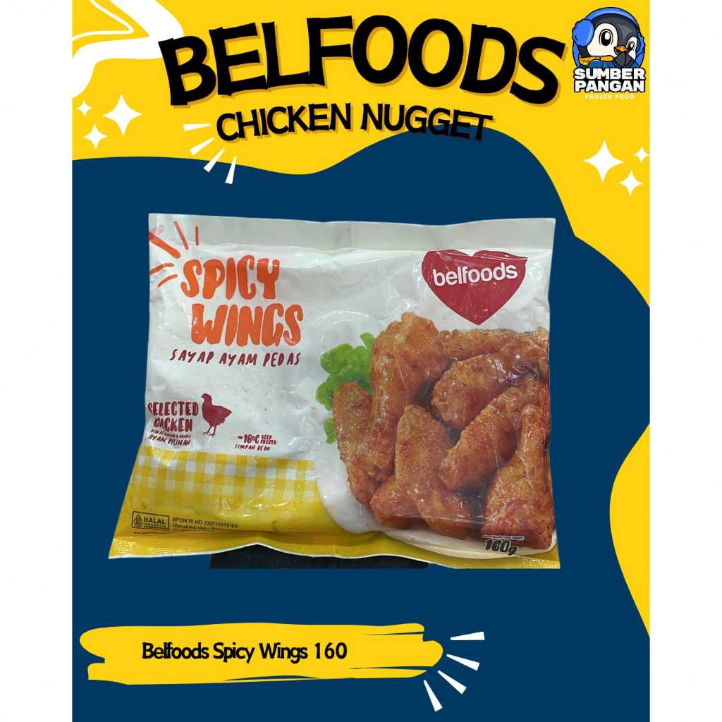 

Belfoods Chicken Wings 160gr (ayam olahan)