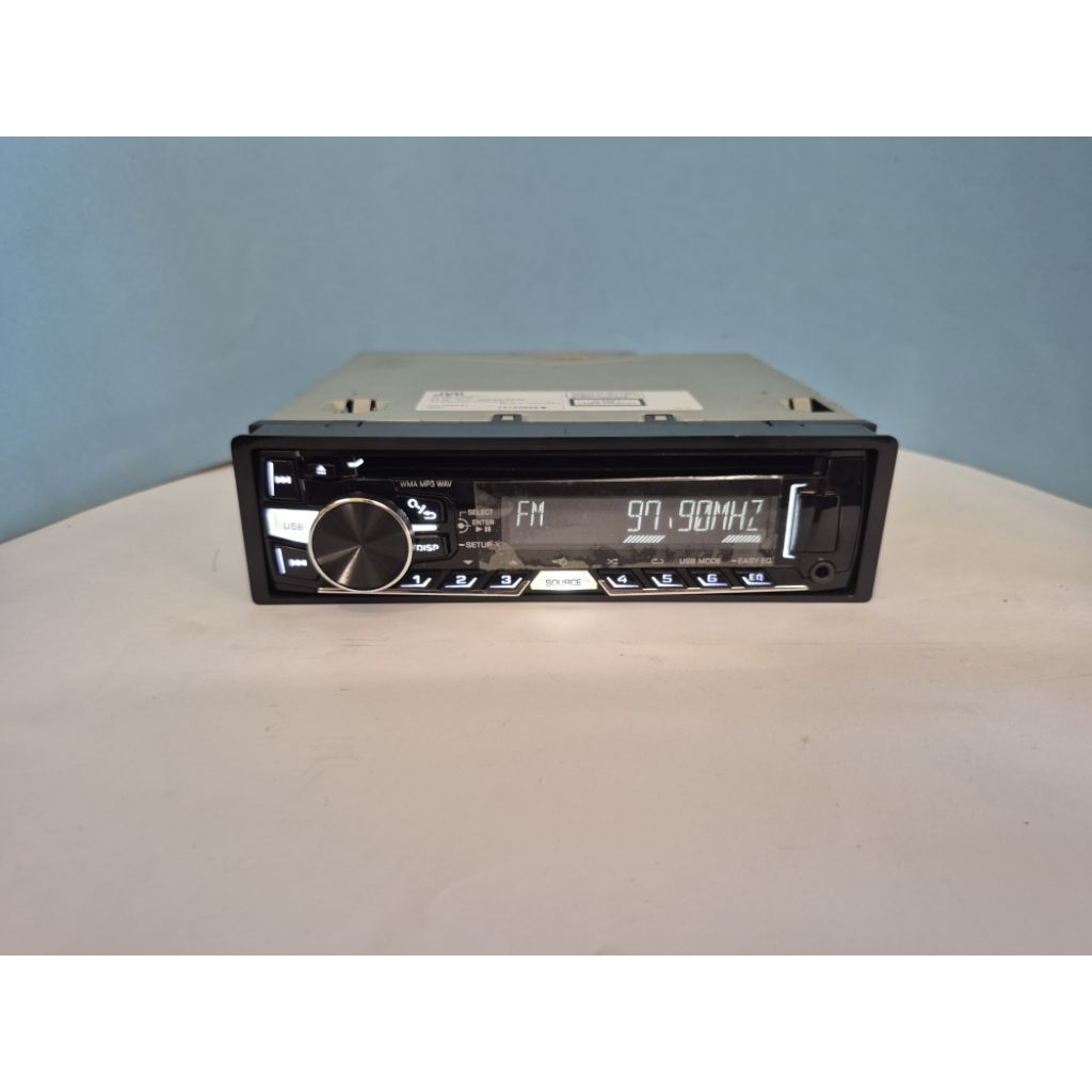 single din bekas merk  jvc CD usb aux