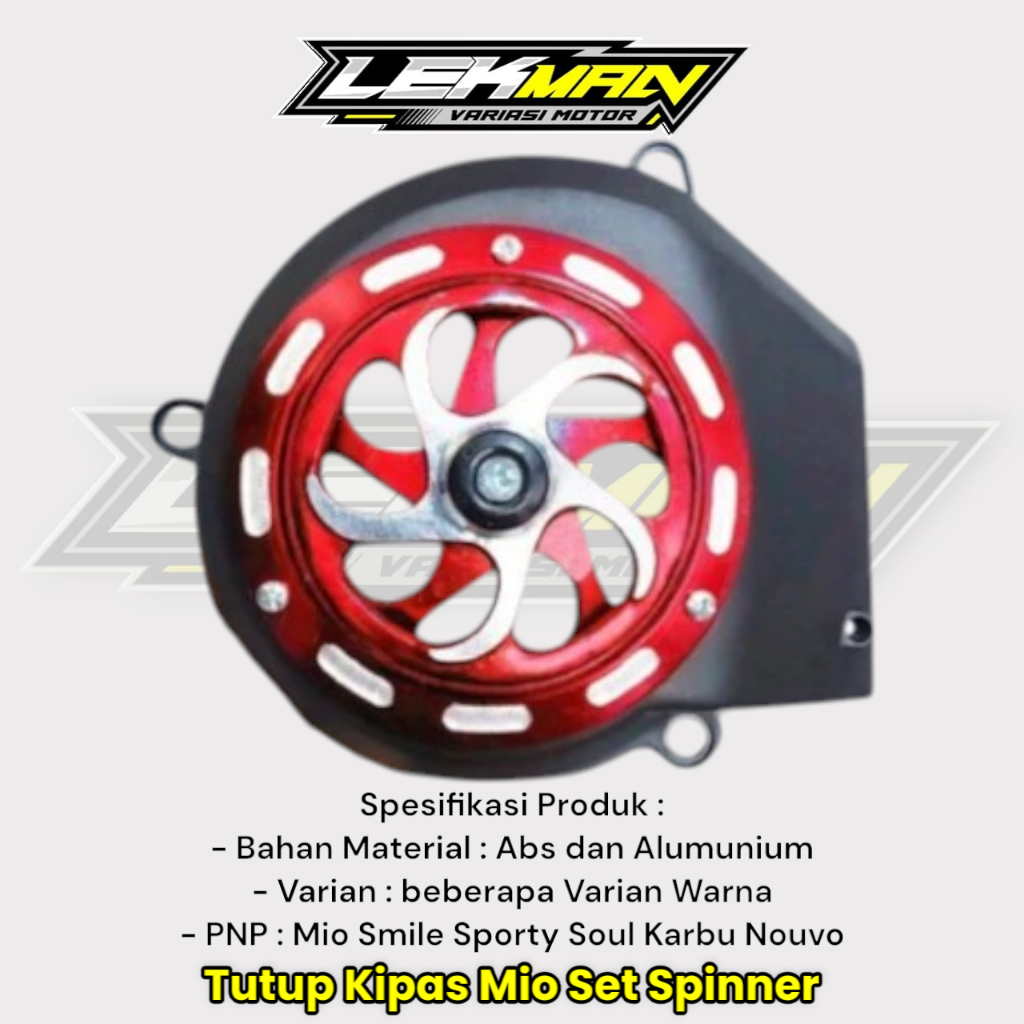 Tutup Kipas Mio Sporty Cover Kipas Mio Sporty Tutup Kipas Mio Soul Karbu Set Spinner PNP Mio Smile S