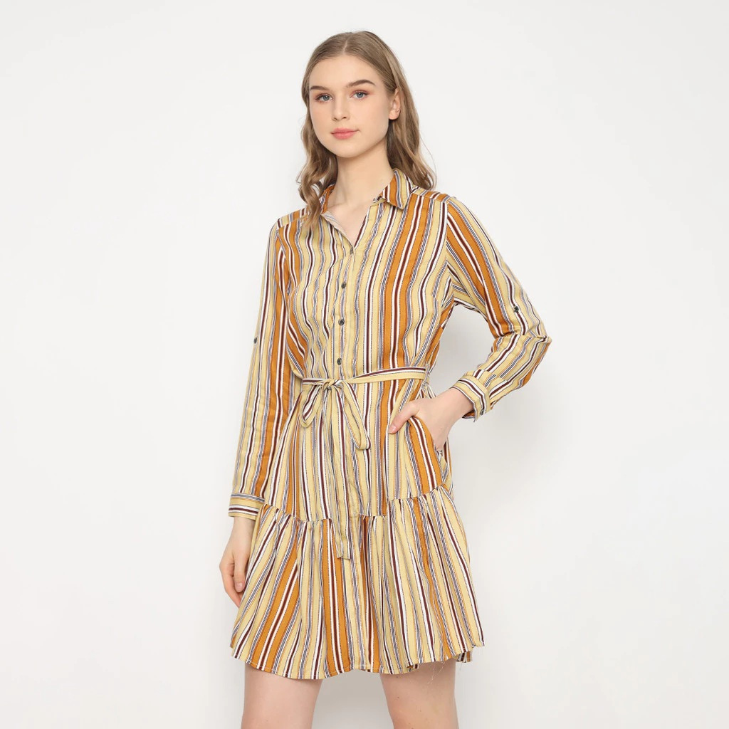 MATAHARI - NOVEL MICE KEMEJA DRESS TUNIK WITH TAG