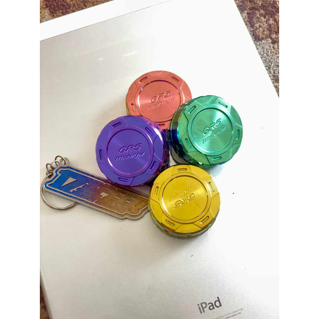 Tutup Tabung Minyak Rem Rcb S1 Titanium Gr5