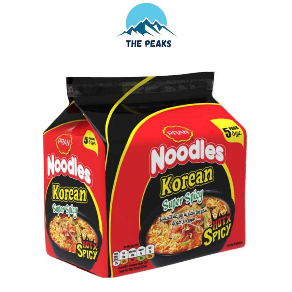 

(The Peaks) PRAN KOREAN NOODLES SUPER SPICY - 1pcs