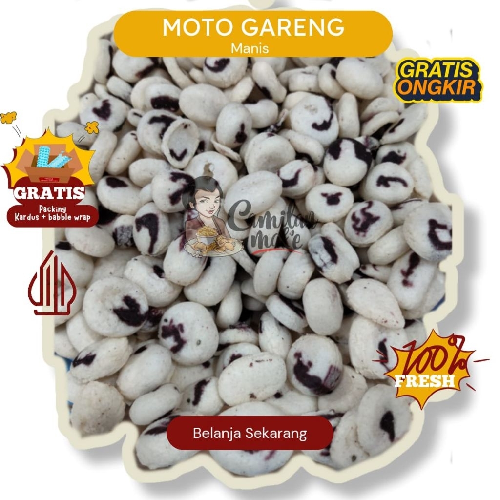 

MOTO GARENG | CAMILAN MAK'E | CEMILAN/ JAJANAN JADUL | SNACK KILOAN