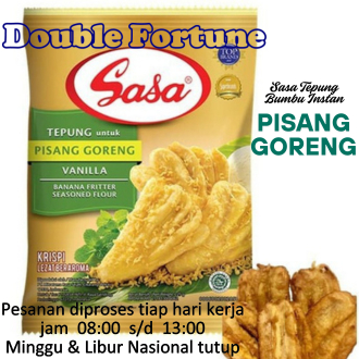 

Sasa Tepung Pisang Goreng 210gr TEPUNG BUMBU MASAK INSTAN SIAP PAKAI