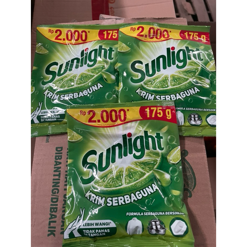 Sunlight Cream Sabun Colek Serbaguna 175g