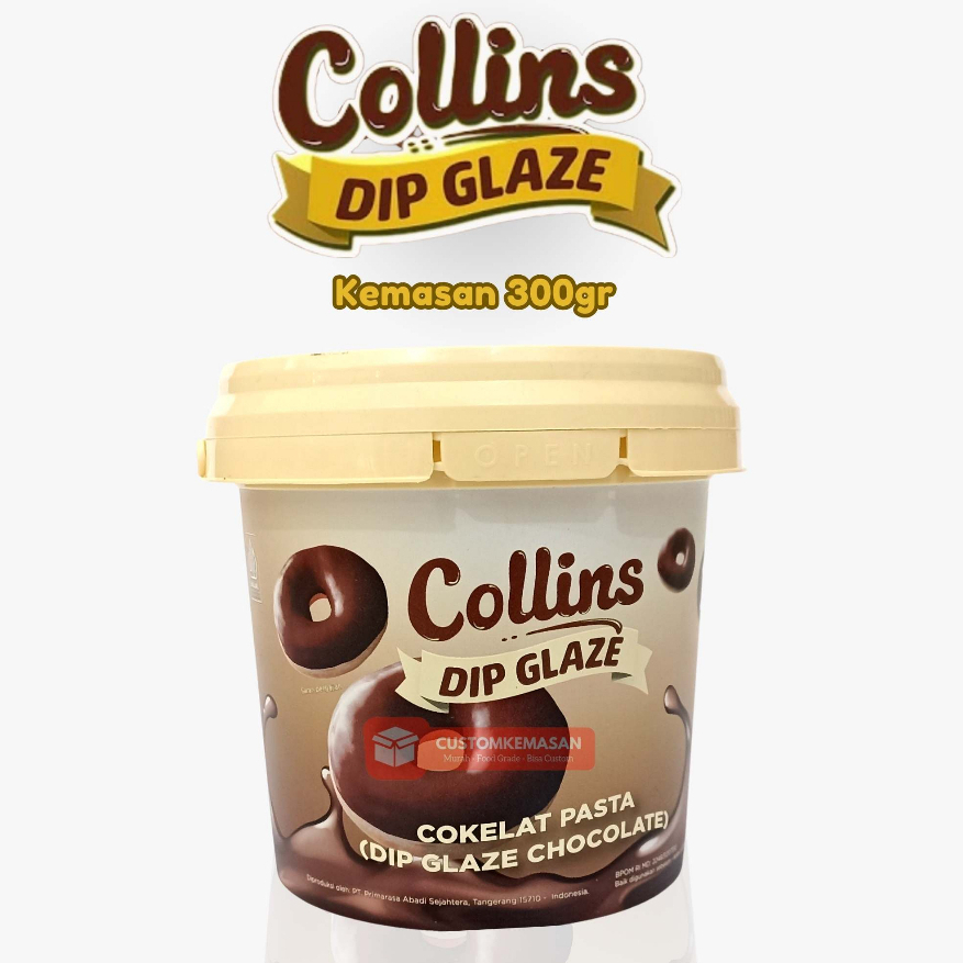 

COLLINS DIP GLAZE CHOCOLATE 300GR - SELAI