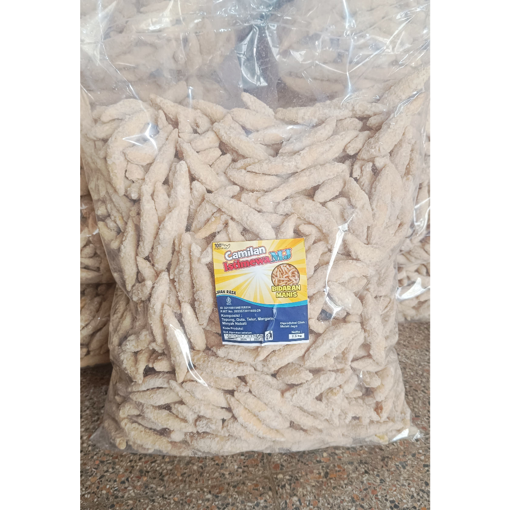 

Widaran Manis Premium RJ 1kg Bidaran Manis Legit Renyah Tai Kucing Jajan Jadul Manis Empuk
