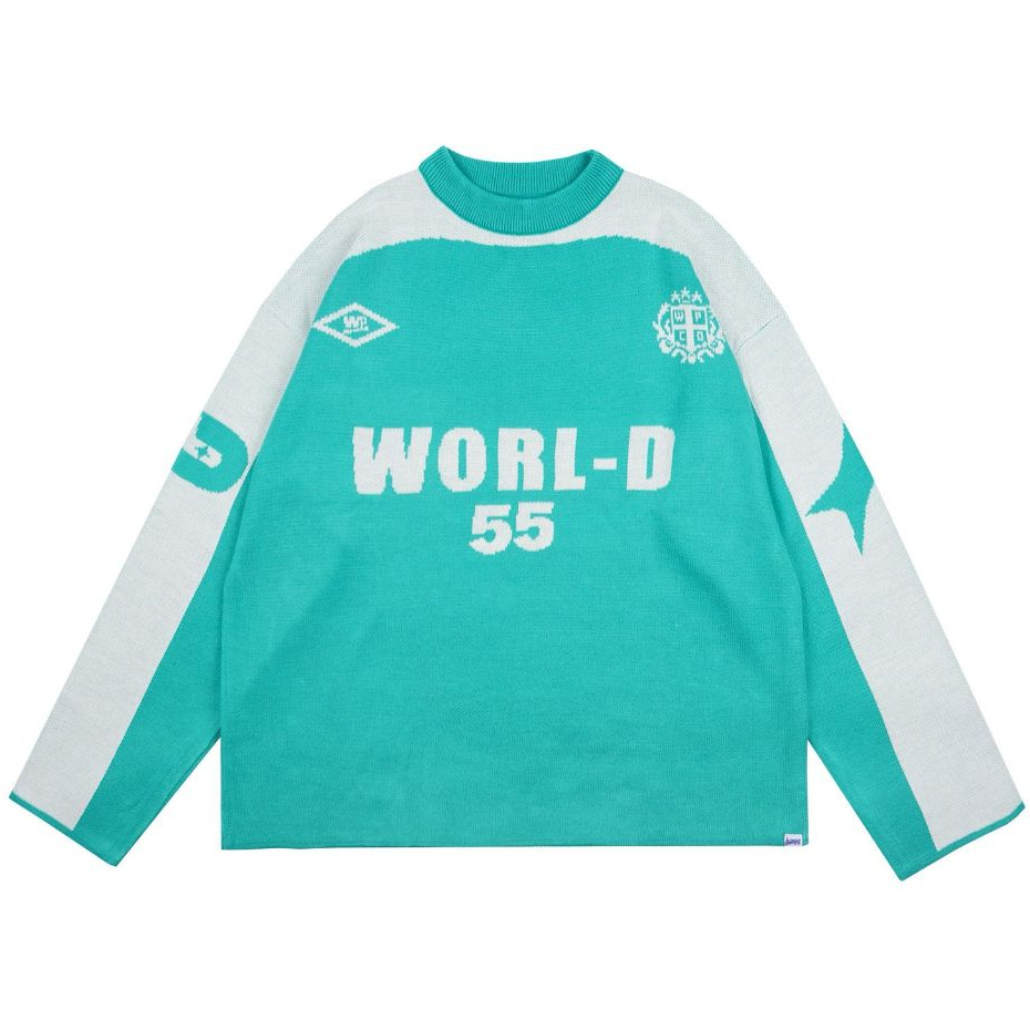 Wp Company - WP Co - Knitwear BOXY BRUCE Tosca Base Ball -StarCom09 Rajut Knit Sweater Unisex