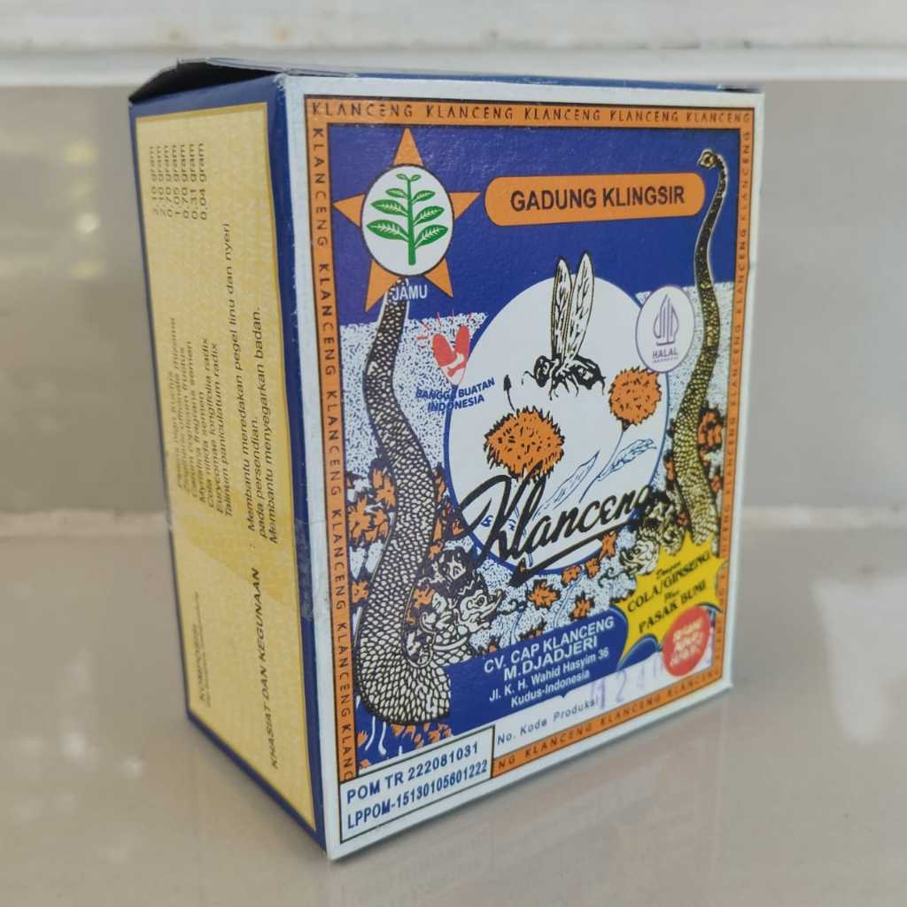 

Gadung Klingsir Klanceng Jamu Pegal Linu, Sakit Pinggang. Nyeri Otot
