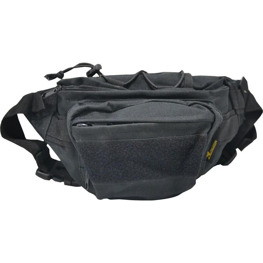 TAS PINGGANG ARMY TS-728 - TAS TACTICAL BAG / WAIST BAG - TAS ARMY 728 - BLACK
