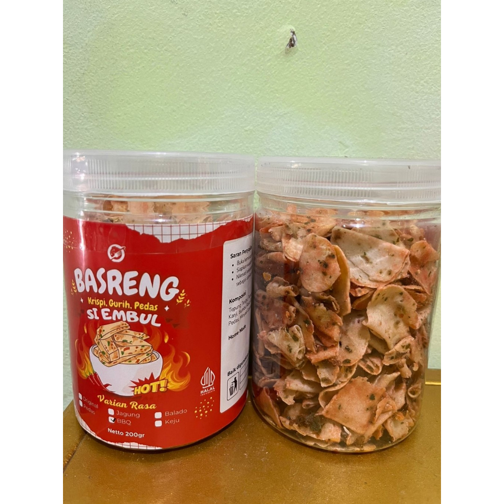 

Basreng si embul dengan rasa BBQ