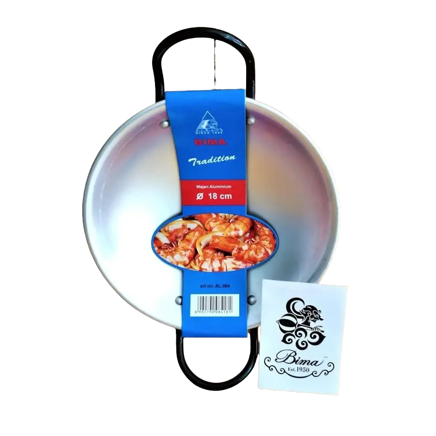 Bima Wajan Aluminium 18cm Mini Kecil AL084 - Silver