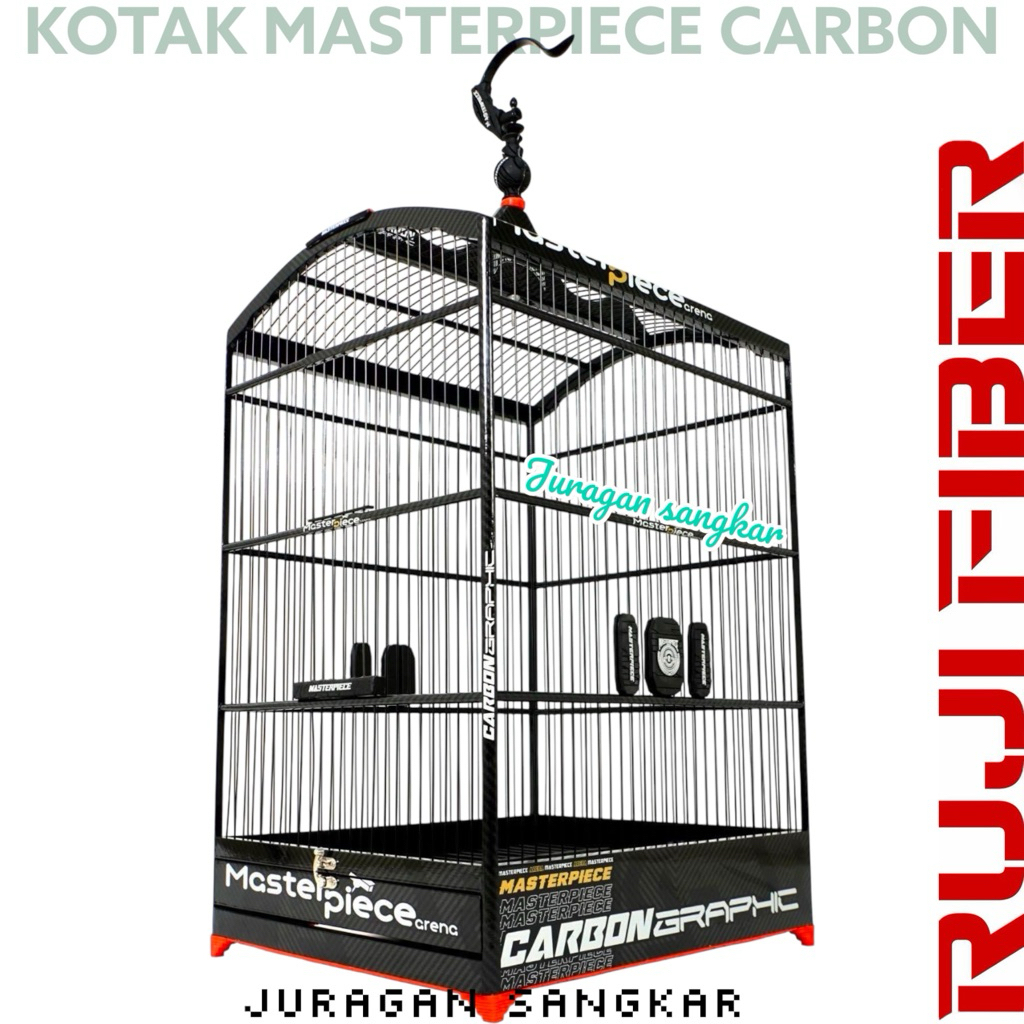 SANGKAR KANDANG KOTAK MASTERPIECE  DECAL CARBON GRAPHIC NO 2