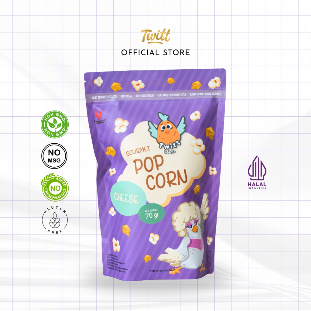 

Twitt Kids - Gourmet Popcorn Cheese 70g