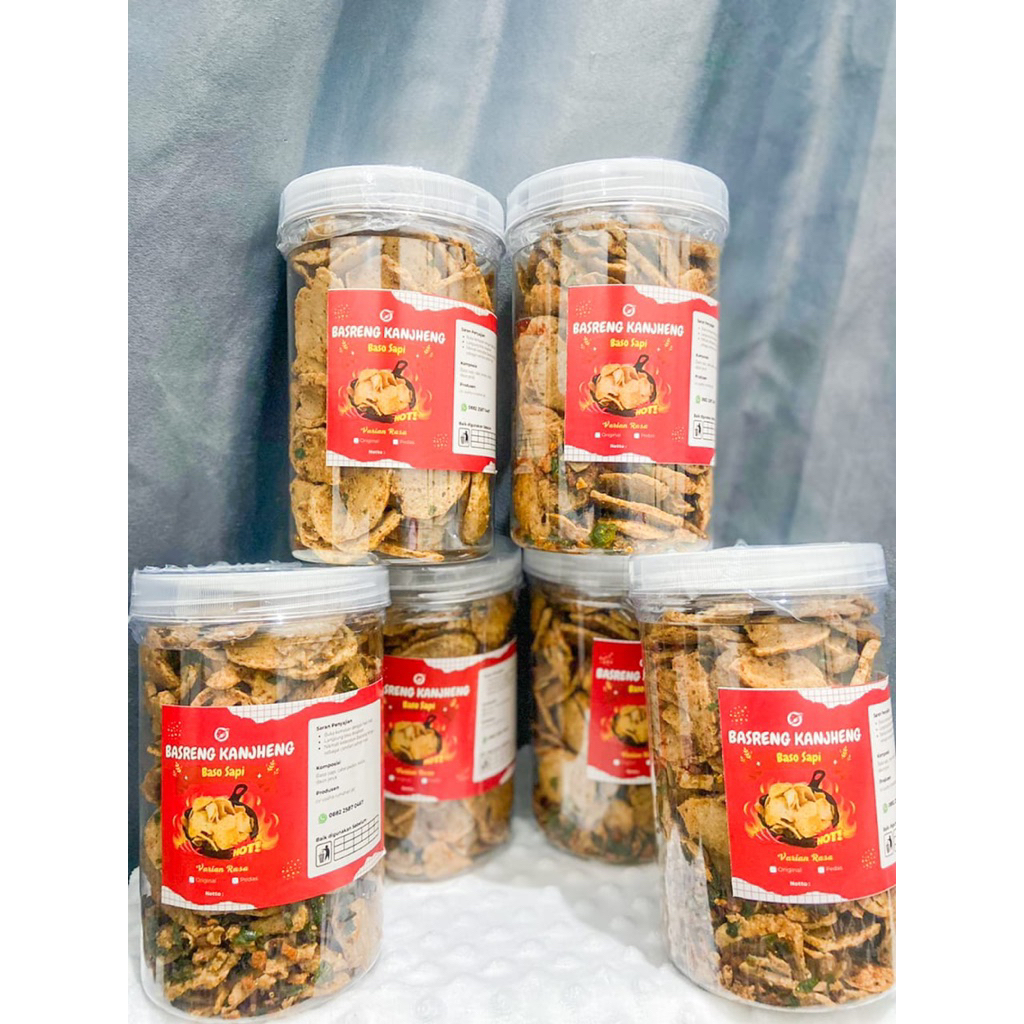 

Basreng baso sapi pedas daun jeruk