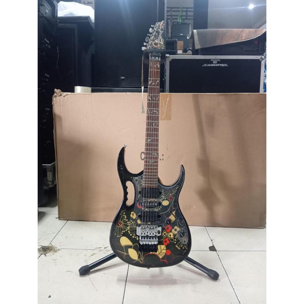GITAR ELEKTRIK IBANEZ JEM 77 FP2 FLOWER
