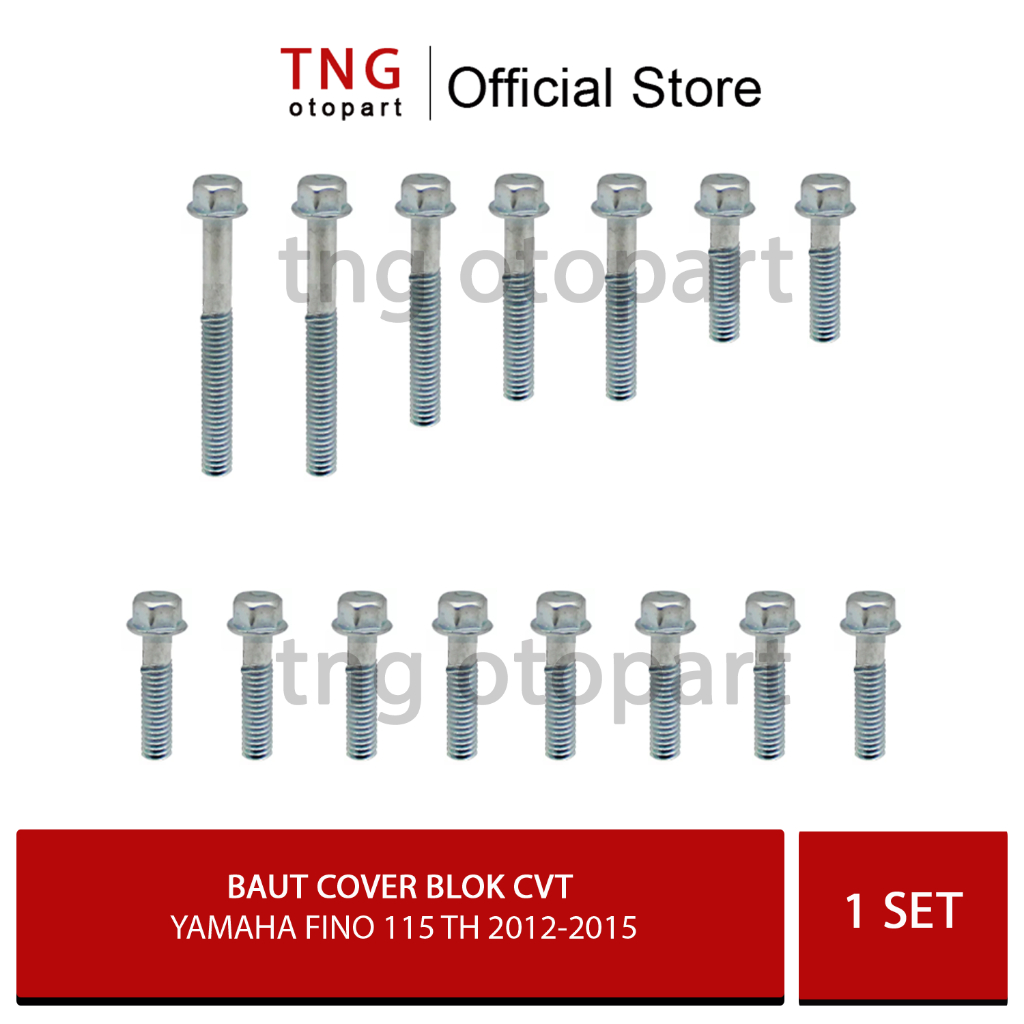 Baut cover Blok Cvt Yamaha Fino 115 Th 2012-2015  / Baut Blok Left Side cover Yamaha Fino 115 Th 201