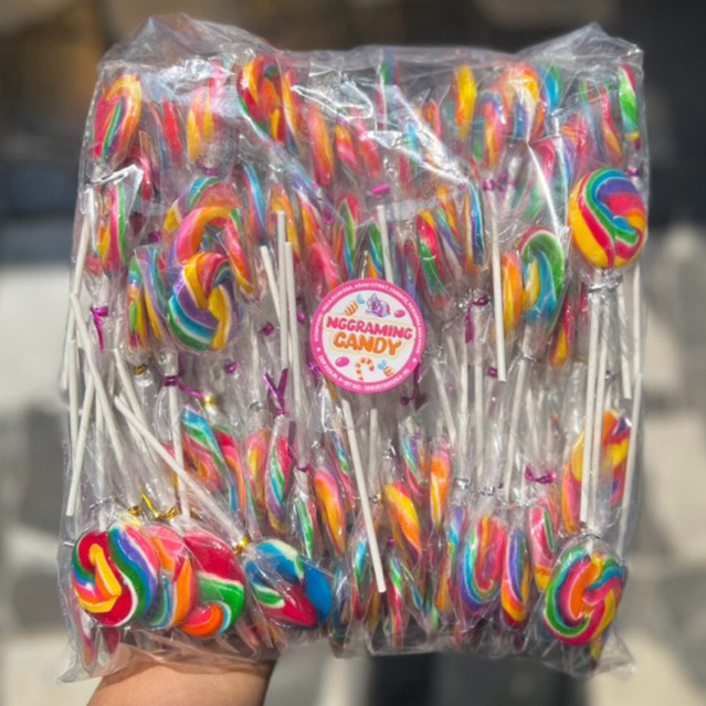 

Permen lolipop BULAT 100 pcs GROSIR nggraming CANDY