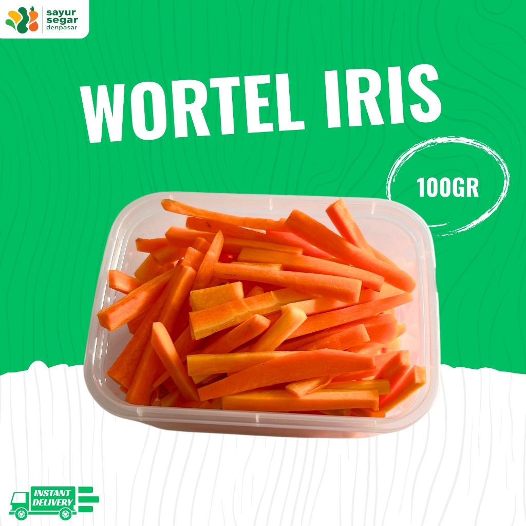 

Wortel Iris 100gr - Sayur Segar Denpasar
