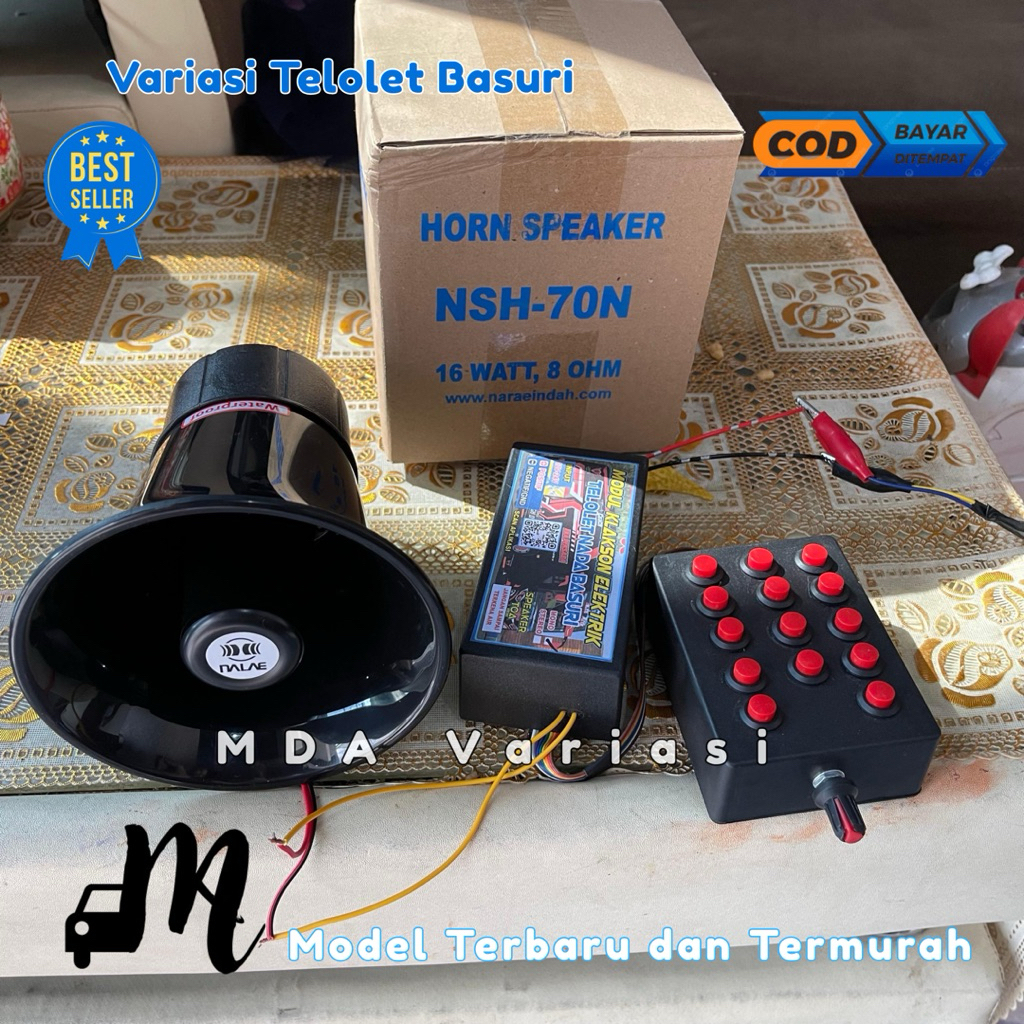 Klakson Telolet Basuri,Bisa 12volt dan 24volt