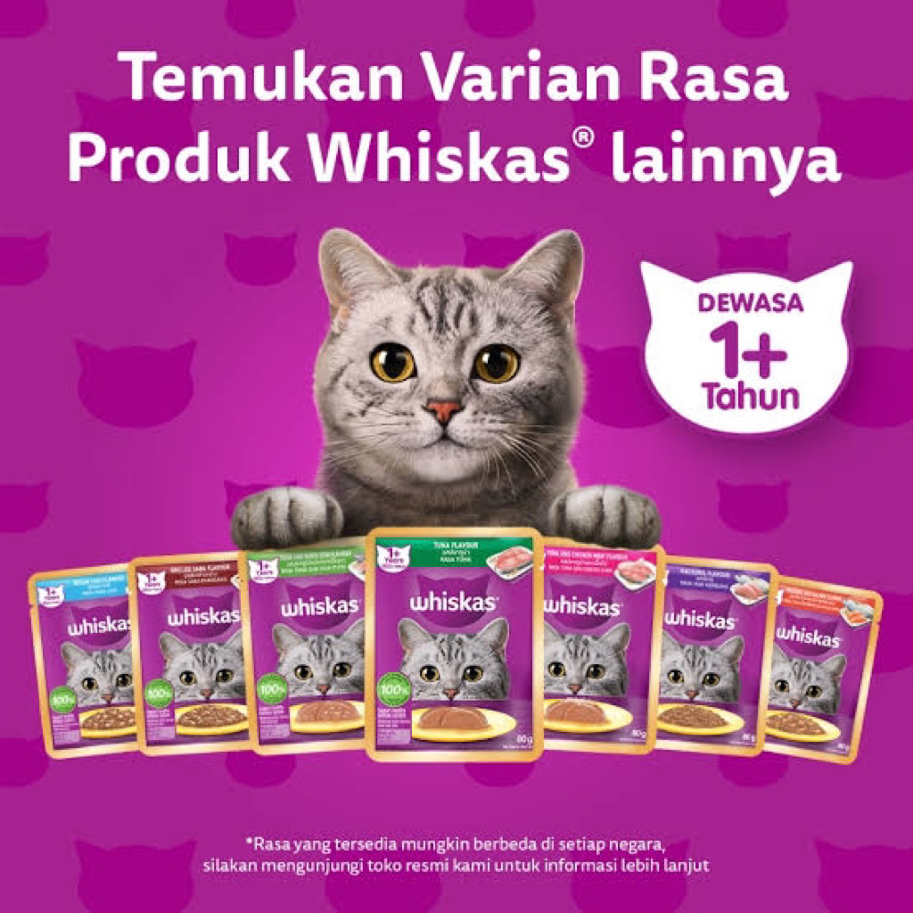 Whiskas Sachet | MAKANAN BASAH KUCING