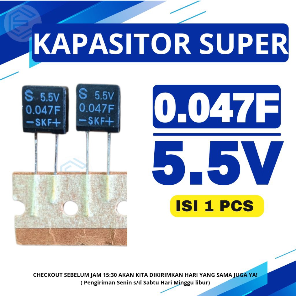 Kapasitor Super 0.047F 5.5v Super Capasitor 5.5v 4700uF