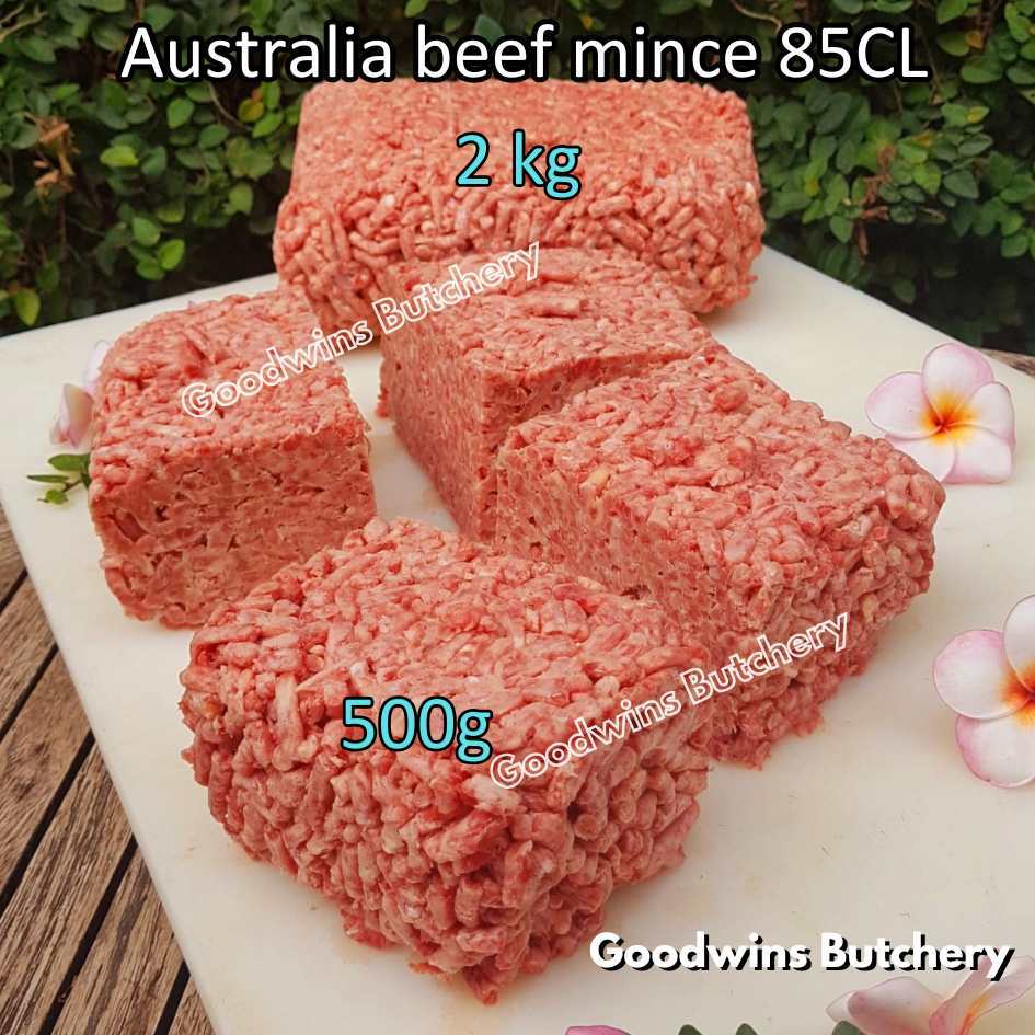 

ALL Australia BEEF & LAMB MINCE, BURGER PATTY & MOZZARELLA MEATBALL frozen seasoned with Italian herbs or plain | daging giling cincang
