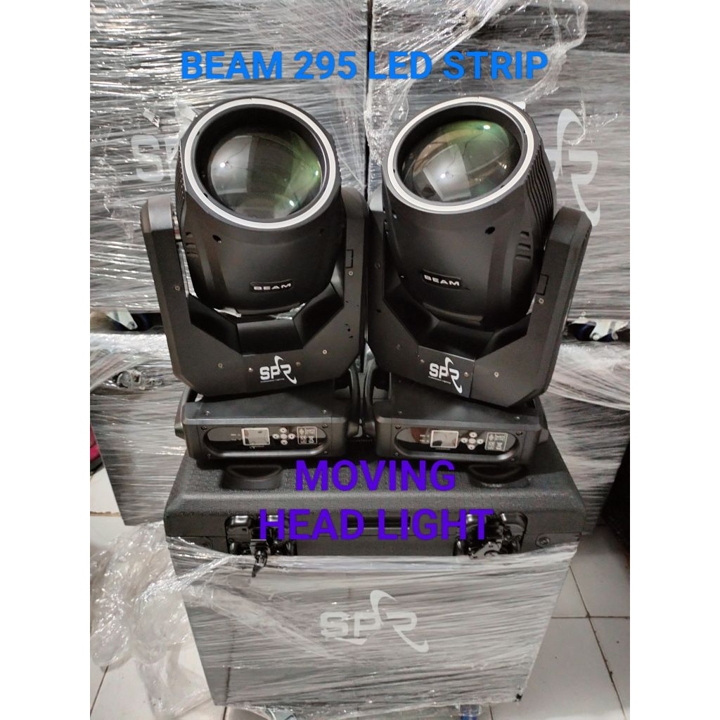 moving head beam 295 LED strip + hardcase waterproof