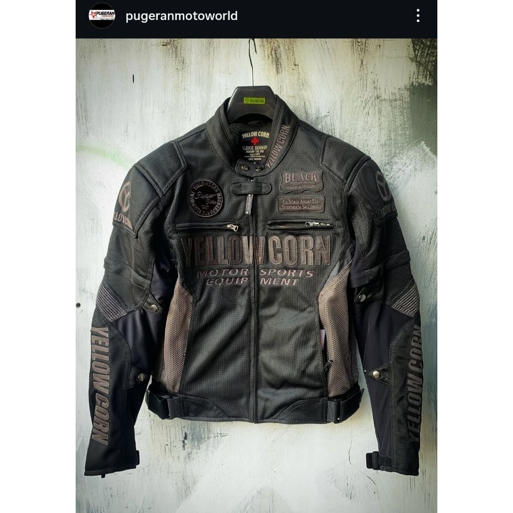 JAKET YELLOWCORN YB 5102 YB5102 BLACK GUNMETAL 2025