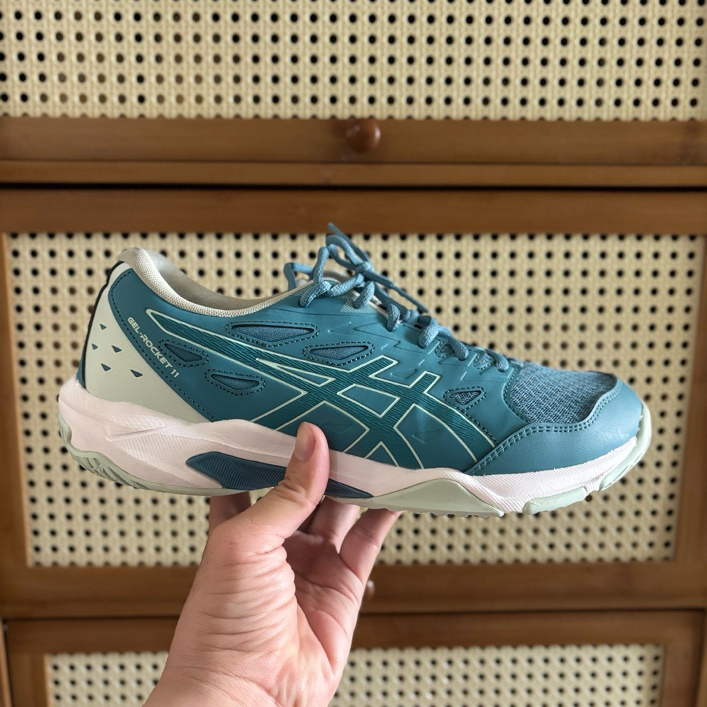 Sepatu Badminton/Volleyball Asics Gel Rocket 11 100% Original