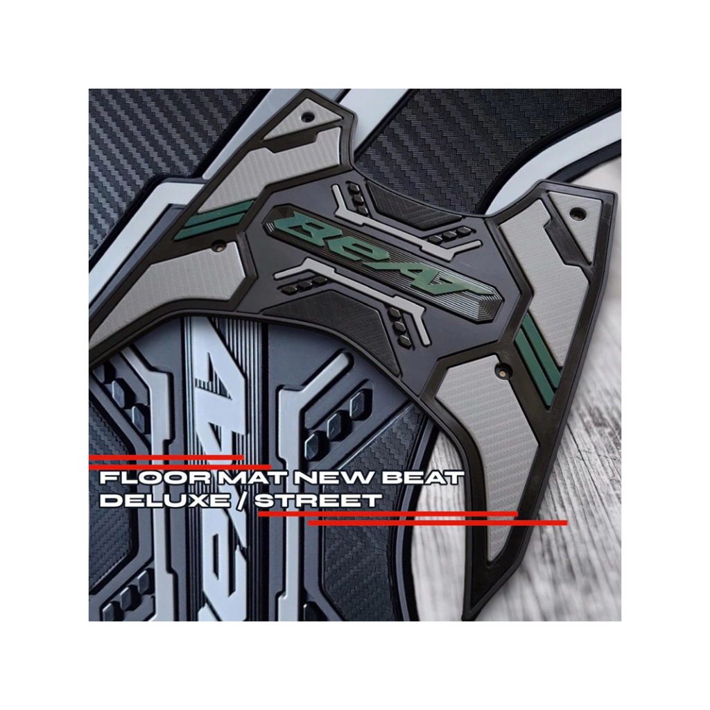 premium rubber karpet new beat deluxe street - karpet motor beat deluxe - beat deluxe - beat street