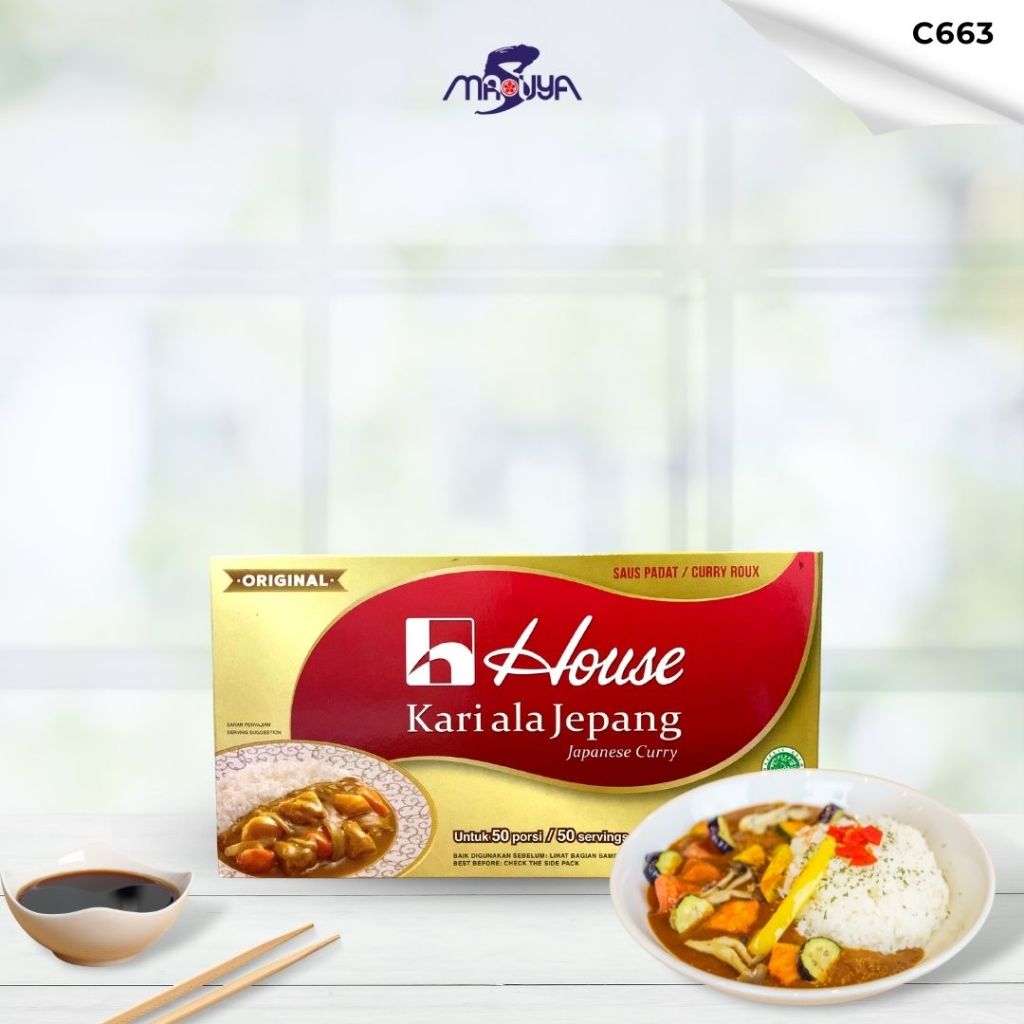 

HOUSE CURRY BUMBU KARI ALA JEPANG HALAL 935gr - C663M