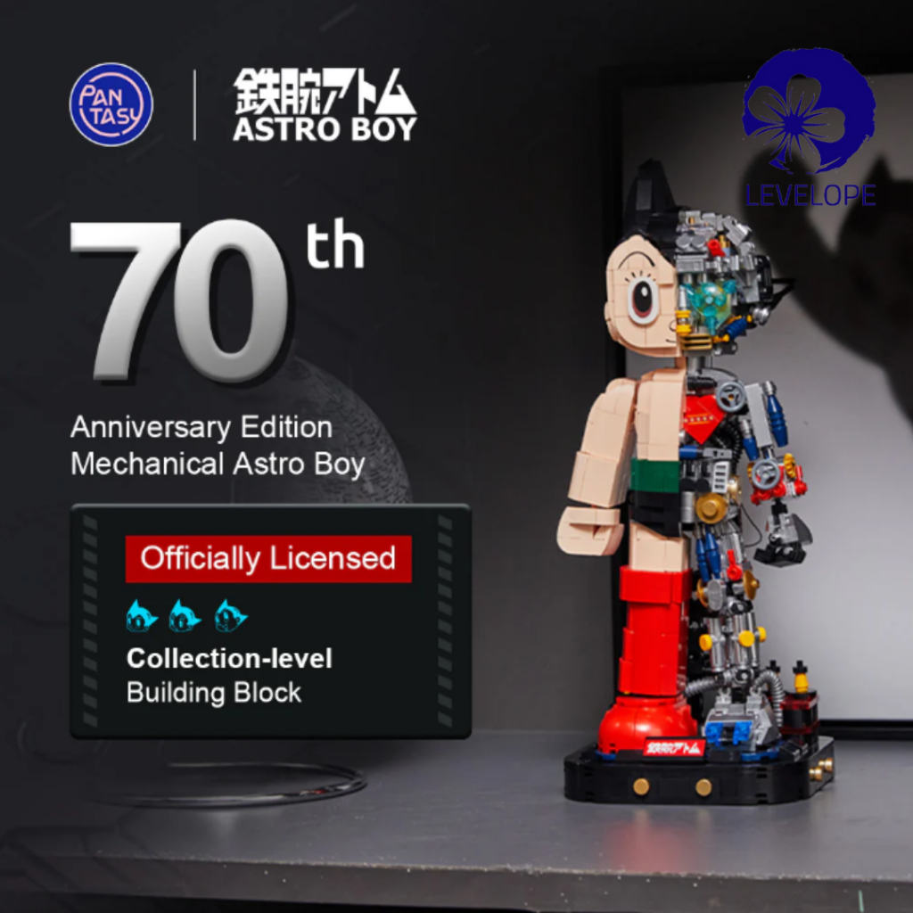 Astro Boy Mechanical Clear Version Classic Block Brick Mainan Balok PANTASY