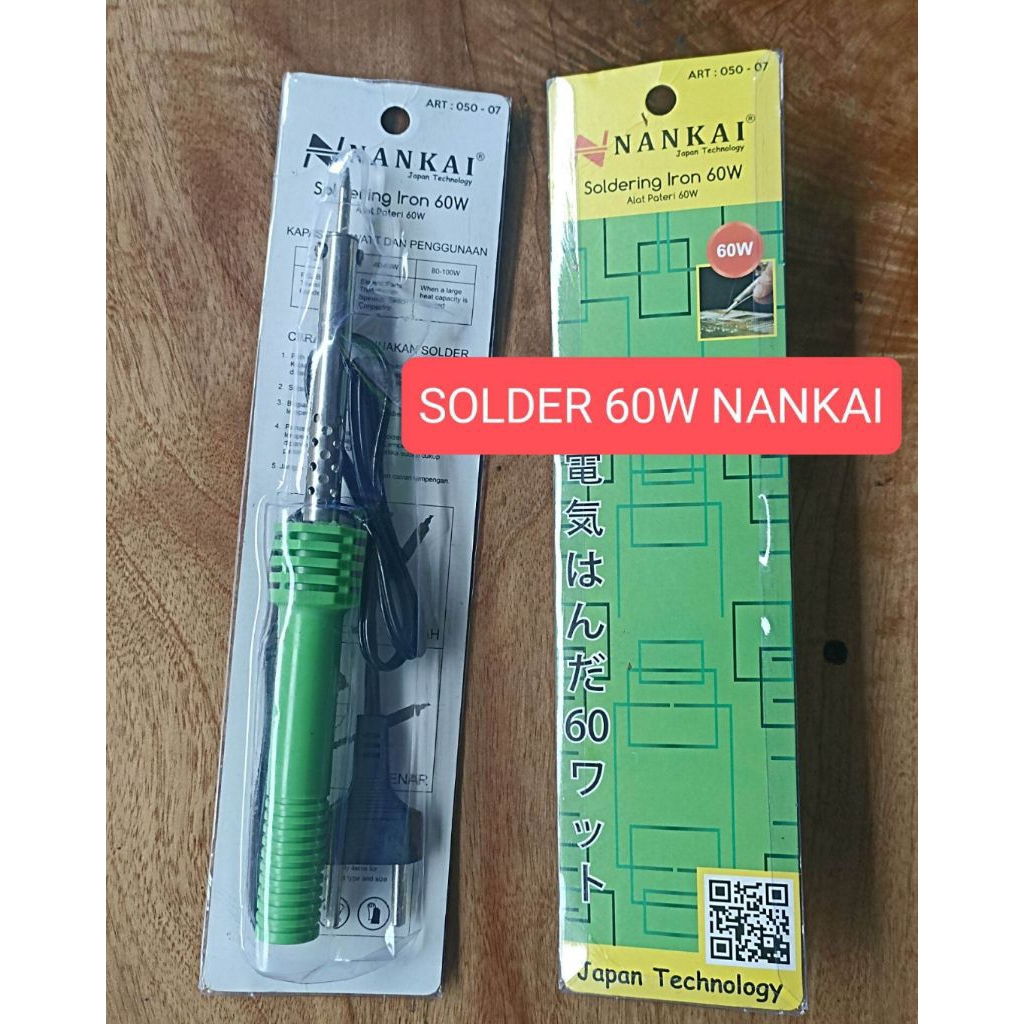 SOLDER 60W NANKAI ALAT SOLDER 60WATT 60 WATT SOLDERAN 60W