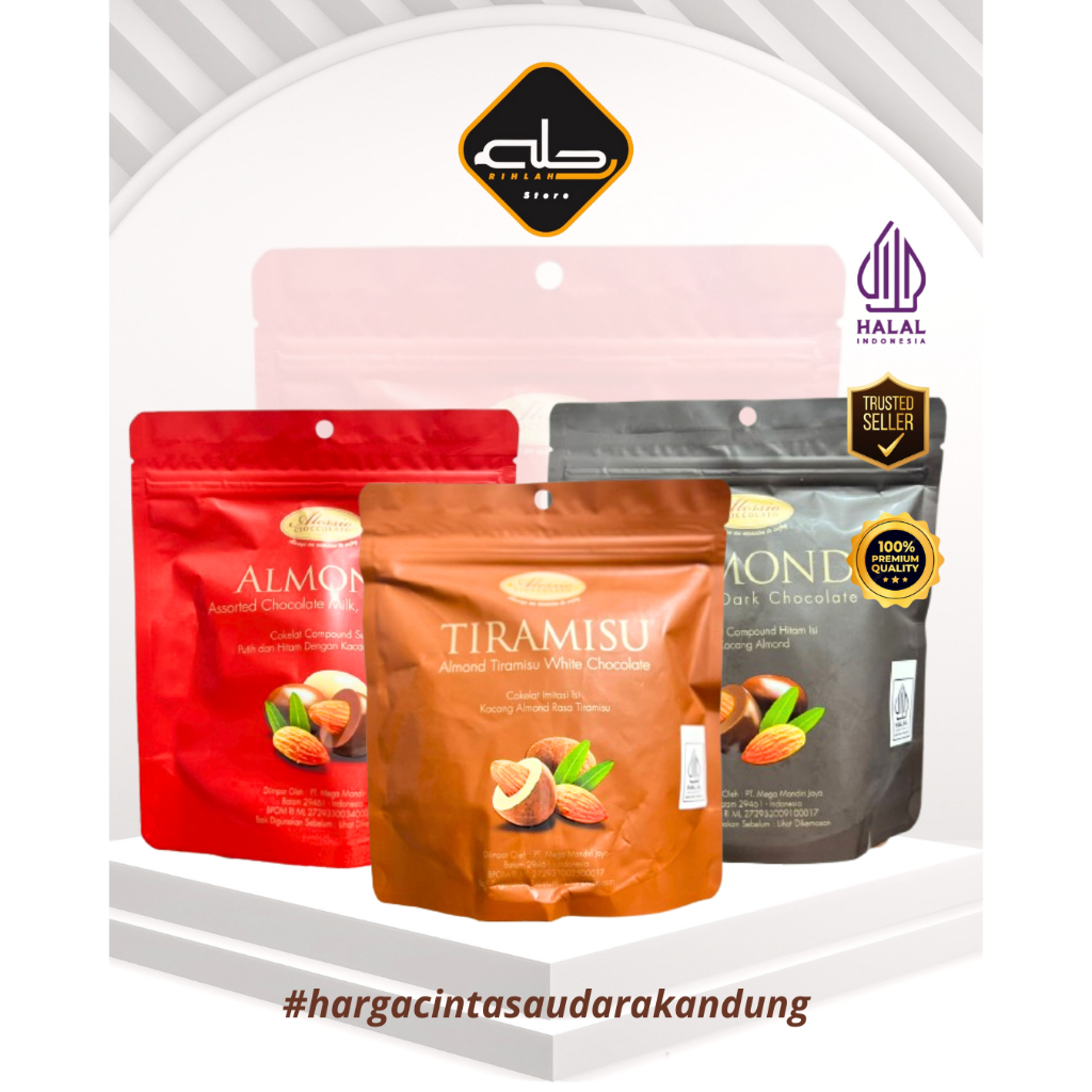

Alessio Cioccolato Almond Chocolate 180g Coklat Almond Malaysia Tiramisu Almond Chocolate
