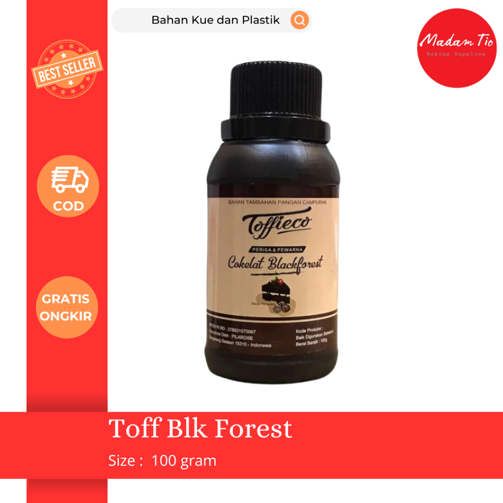 

Toffieco Blacforest 100gram 1pcs