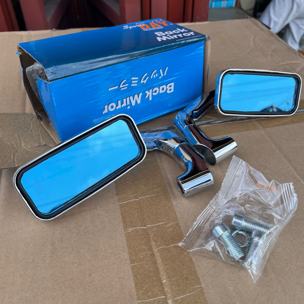 Spion Tanduk Kotak chrome