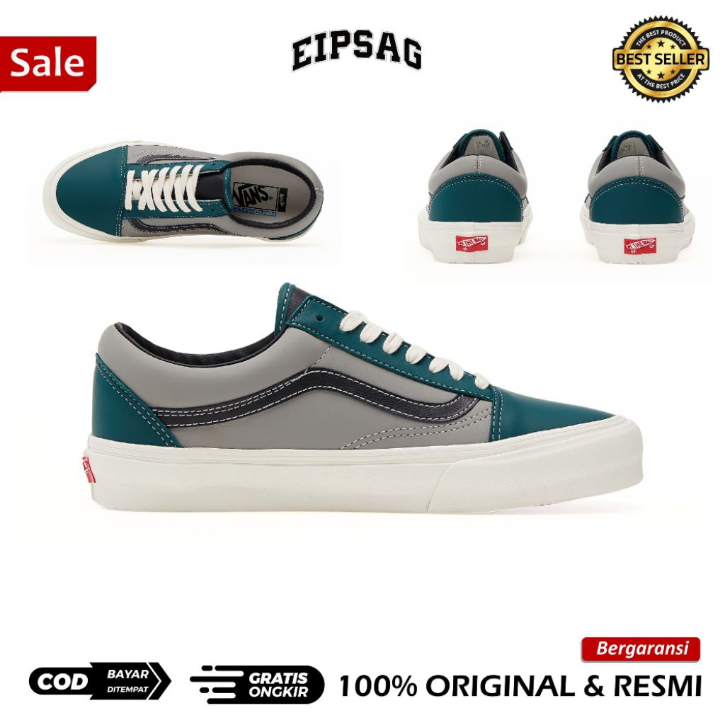 Vault Old Skool VLT LX June Bug Drizzle Leather RESMI ORIGINAL