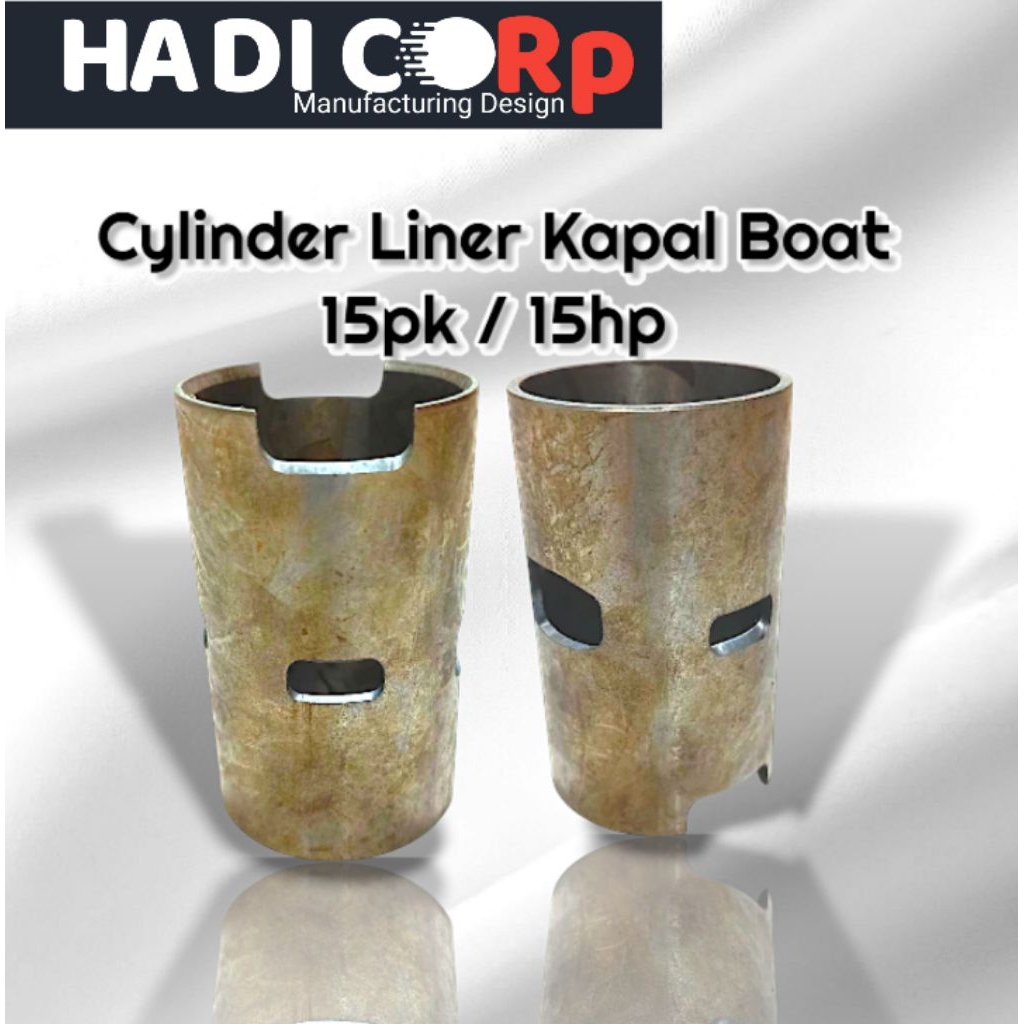 Boring Cylinder Liner Mesin Tempel Kapal Boat / speed boat / Perahu Boat 15pk 15hp