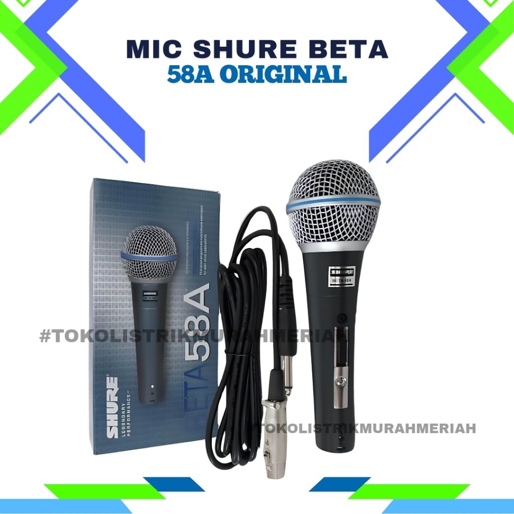 MICROPHONE SHURE BETA 58A // Mic Shure Beta BT 58A