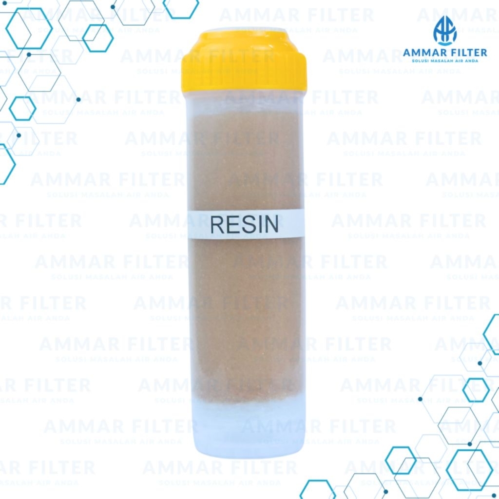 Cartridge Filter + Resin (Kation) 10 inch / Media filter air berkapur