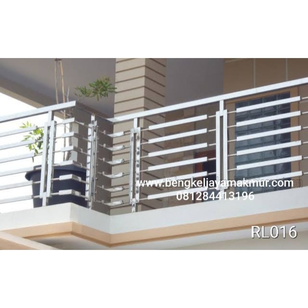 RAILING TANGGA BALKON STAINLESS MINIMALIS HOLLOW