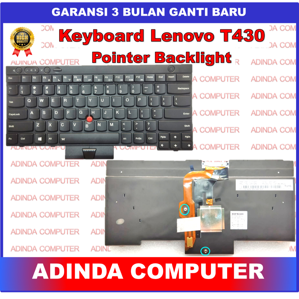 Keyboard Lenovo Thinkpad T430 T430i T430S T530 Pointer Backlight