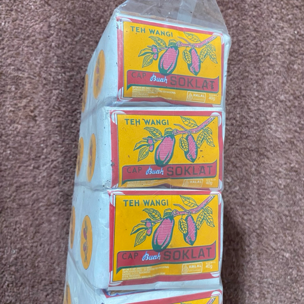 

Teh Buah Soklat Cap Buah Sokelar 40gr Perslop exp 2026