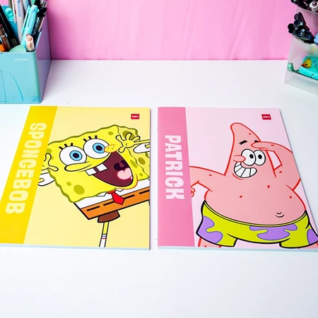 

ECER 1 PCS BUKU TULIS DELI MOTIF SPONGEBOB ONEPIECE ISI 38 42 58