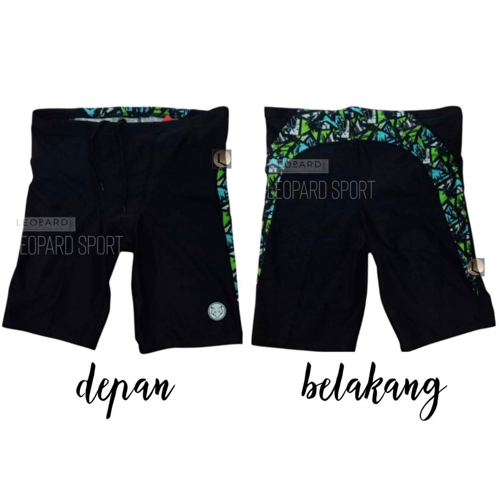 Celana Renang Junior Dick Wolves Black Trigo / Baju Renang Anak S-XL