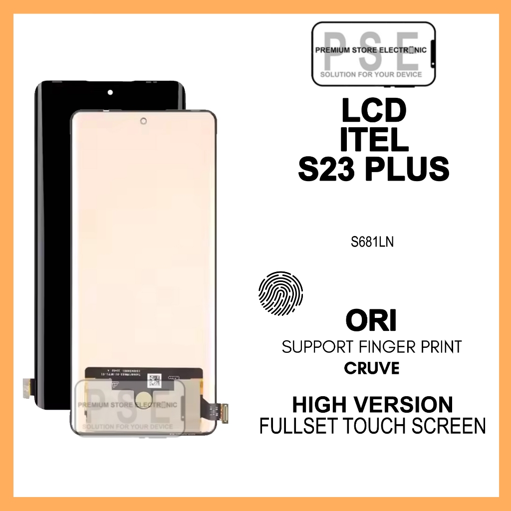 Terlaris  LCD Itel S23 Plus - Finger Print Fullset TouchScreen