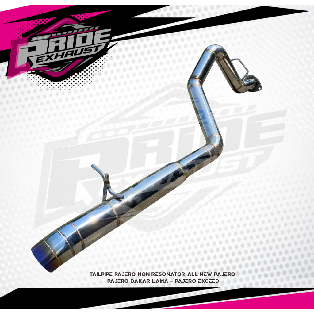 TAILPIPE PAJERO NON RESONATOR ALL NEW PAJERO - PAJERO DAKAR LAMA - PAJERO EXCEED