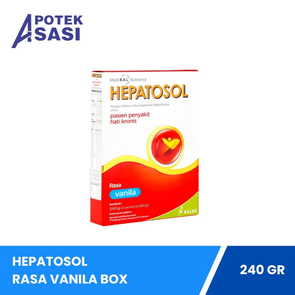 

Hepatosol Rasa Vanila - 240 Gram
