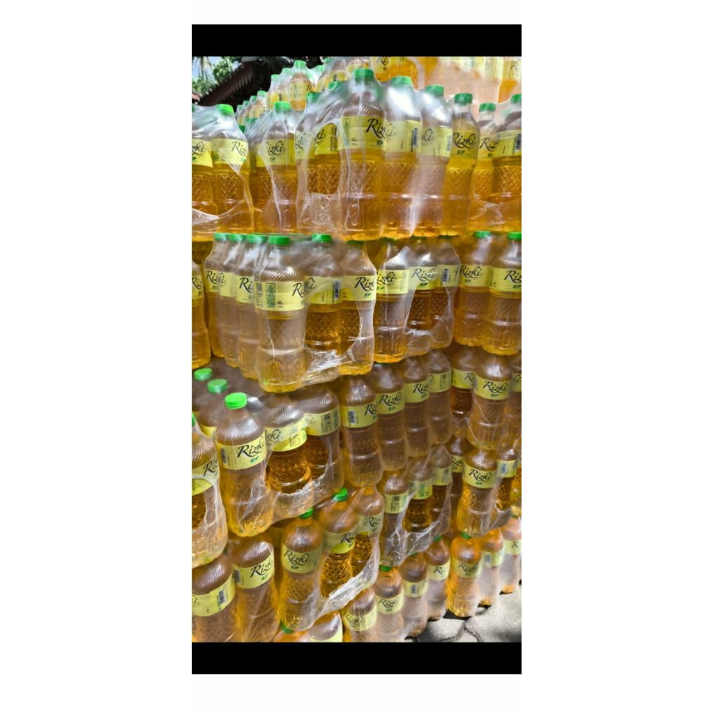 

minyak goreng rizki botol